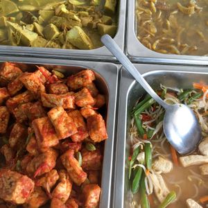 Buffet Selection  at Govinda's Vegetarian Restaurant in Denpasar