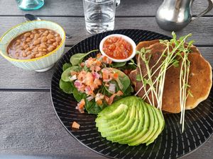 Breakfast fritters at Lure in Port Douglas