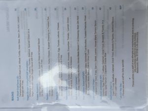 Vg clearly marked for the burger at Lure in Port Douglas