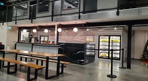 ordering counter  at Mountainview Brewing in Hope