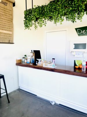 Inside of the restaurant at DETOX in Hermosillo