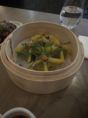 Mushroom truffle dumplings   at east in Auckland