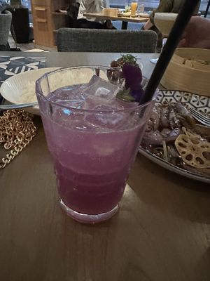 Colour me purple cocktail   at east in Auckland