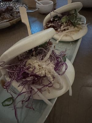 Jackfruit bao  at east in Auckland