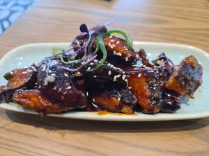 Ginger Caramelised Bang Bang Shitake Mushrooms at east in Auckland