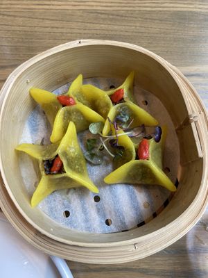 Mushroom dumplings   at east in Auckland