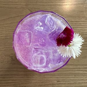 Call Me Purple cocktail, yum  #Veganuary at east in Auckland