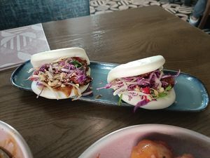 Bao buns at east in Auckland