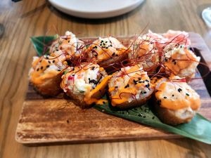 Crumbed Maki Roll at east in Auckland