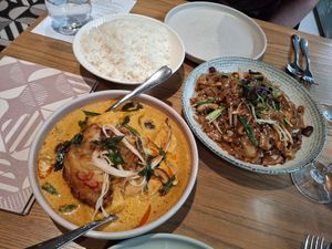 Main dishes from the 
'Trust the chef' menu - March 2025
 at east in Auckland