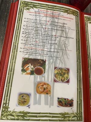 Menu page 7 at Pho Lena in Anchorage