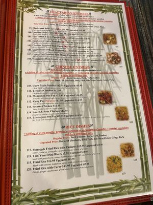 Menu page 8 at Pho Lena in Anchorage