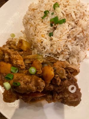 Filipino “chicken” Adobo at Sky Cafe in South San Francisco