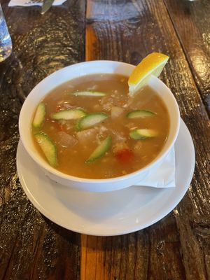 Matzo Ball Soup at Sky Cafe in South San Francisco