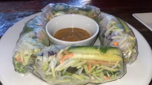 Veggie Spring Rolls (super refreshing and hit the spot) at Sky Cafe in South San Francisco