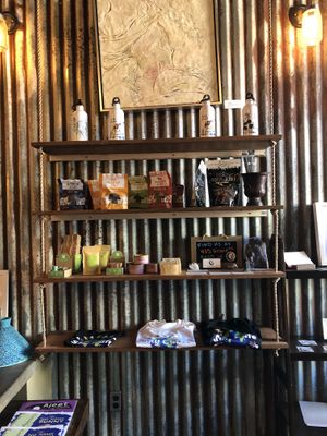 Products from local small businesses  at Sky Cafe in South San Francisco