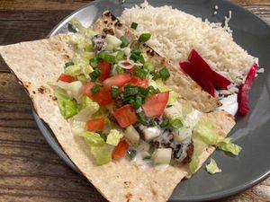 "Lamb" kebab at Sky Cafe in South San Francisco