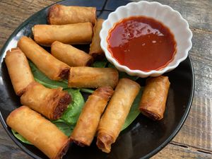 Lumpia at Sky Cafe in South San Francisco