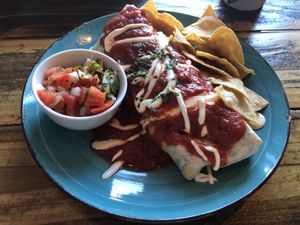 Wet burrito   at Sky Cafe in South San Francisco