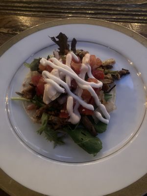 Carnitas taco  at Sky Cafe in South San Francisco