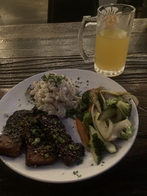 Special: BBQ and salad  at Sky Cafe in South San Francisco