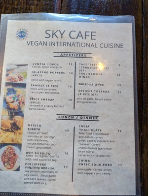  at Sky Cafe in South San Francisco