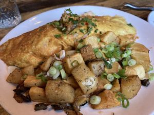 Kimchi Omelette   at Sky Cafe in South San Francisco