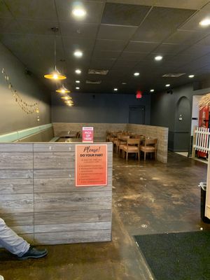 Inside, near waiting area. at Kumar's Minneapolis in Apple Valley