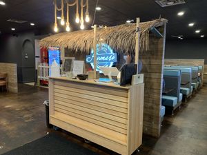 Host’s station/register. at Kumar's Minneapolis in Apple Valley