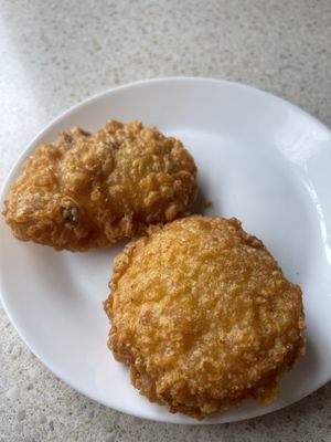 Potato cakes!!  at Bakery 127 in Pakenham