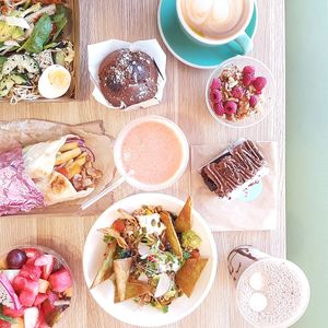 Some days we drink coconut lattes and eat vegan superfood quinoa salads.

On other days we indulge in snicker milkshakes and eat vegan loaded fries. at Bermuda ECU in Joondalup