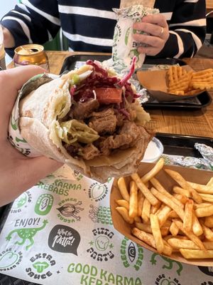 Vegan Döner Kebab  at What The Pitta in Manchester