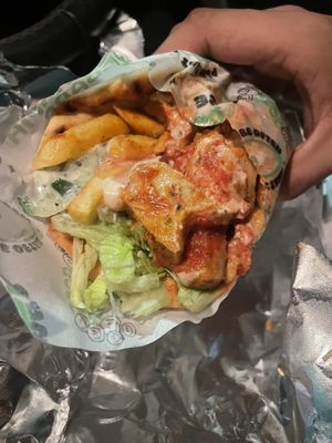 Chickn gyro   at What The Pitta in Manchester