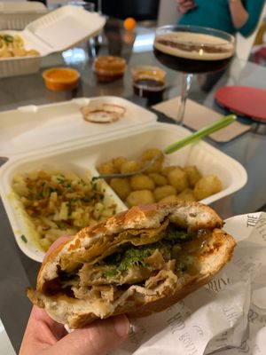 So delicious I forgot to take a photo before eating! at The Hogless Roast in East London