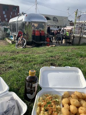 It’s close to the canals at The Hogless Roast in East London