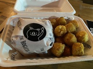 Yummy hash browns 🥰  at The Hogless Roast in East London