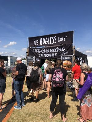 Stall  at The Hogless Roast in East London