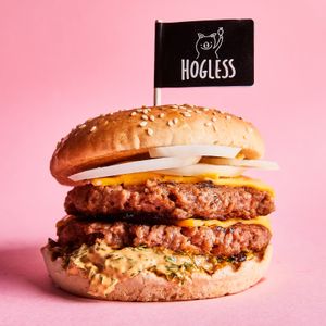 Double Cheeseburger at The Hogless Roast in East London