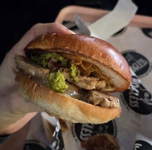 Hogless Burger at The Hogless Roast in East London