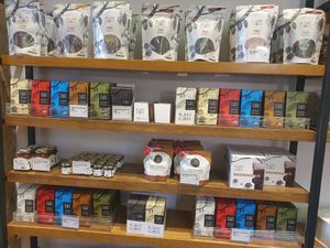 The bars and other fancy creations.  at Kahkow Experience in Santo Domingo