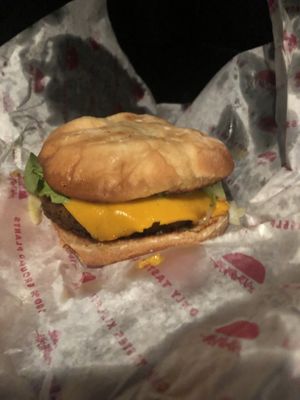 Look at those grease spots… wow… at Beaut Burger in Phoenix