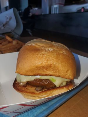 Mushroom burger at Beaut Burger in Phoenix