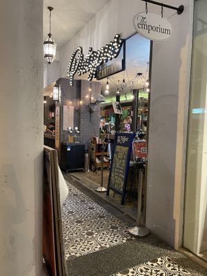 Shop front at Platypus Cantina in Central Singapore