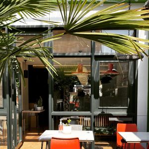 Outdoor Seating at SITE x supernature in East London