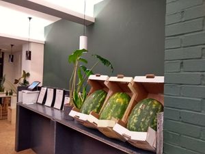 Watermelon art 🍉 at SITE x supernature in East London