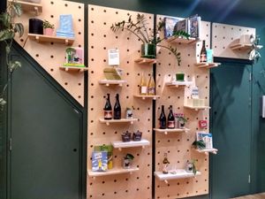 Inspo wall at SITE x supernature in East London