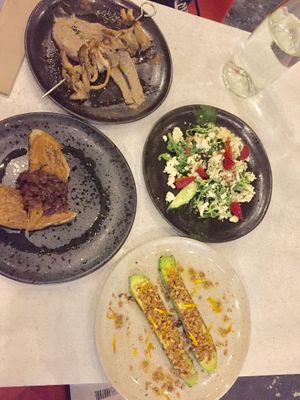 Sharing plates at SITE x supernature in East London