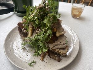 Garlic Mushroom Toast  at SITE x supernature in East London