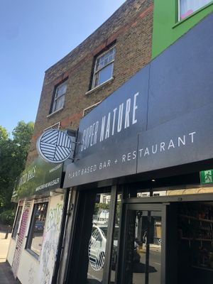 Pictured is the storefront   at SITE x supernature in East London