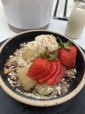 Pictured is the granola bowl   at SITE x supernature in East London